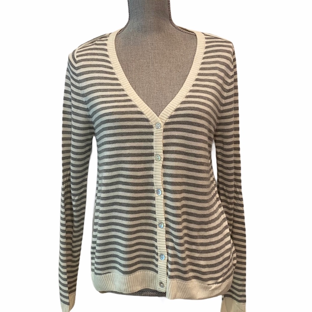 LA MADE Stripes Cardigan NWT S